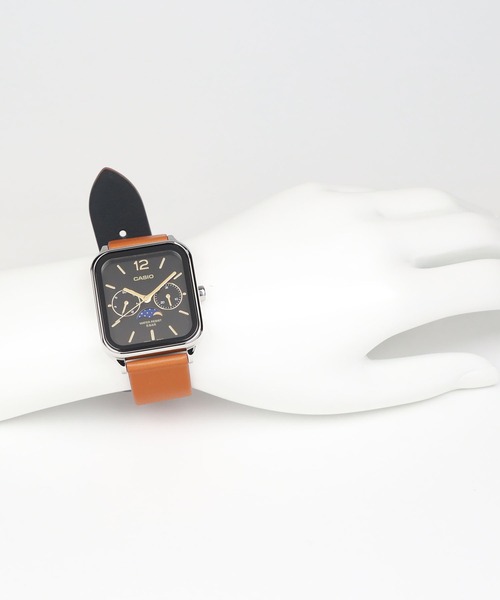 CASIO(カシオ)の「CASIO Collection / ムーンフェイズ / MTP-M305L-1AJF(アナログ腕時計・メンズ・ブラック×シルバー・FREE)」の11枚目の写真