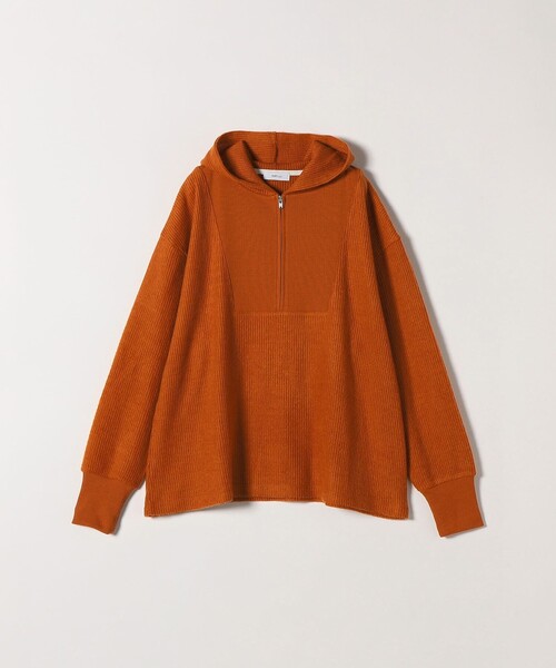 Day&Lloyd for SHIPS シップス ハーフジップ トップス 英国製 セール】SHIPS any:〈手洗い可能〉起毛 ワッフル ハーフジップ