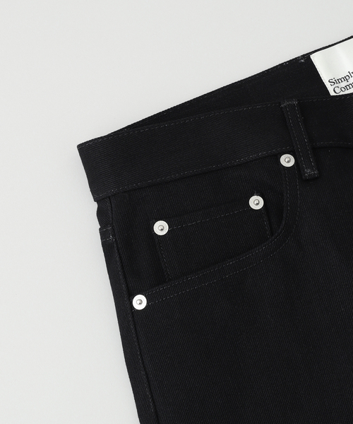SimplyComplicated(シンプリーコンプリケイテッド)の「SimplyComplicated/シンプリーコンプリケイテッド BF ST JEAN(デニムパンツ・メンズ・ブラック/ネイビー・28/30/32)」の5枚目の写真