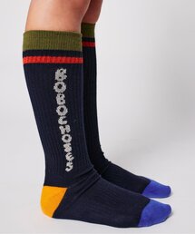 BOBO CHOSES（ボボショーズ）の「TicTacToe nv extralongソックス【キッズ（ソックス/靴下）」