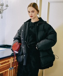 mysty woman（ミスティウーマン）の「リブネック中綿ブルゾン 600403（ダウンジャケット/コート）」