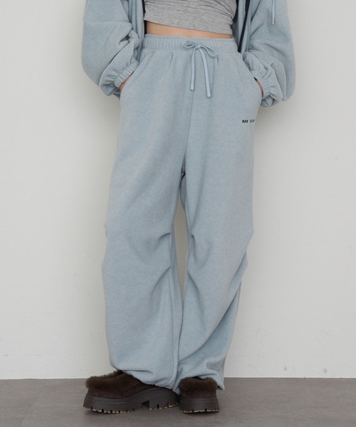 RAY CASSIN(レイカズン)の「フリースタックイージーパンツ(その他パンツ・レディース・チャコールグレー/ブルー/ベージュ系その他2・FREE)」の2枚目の写真