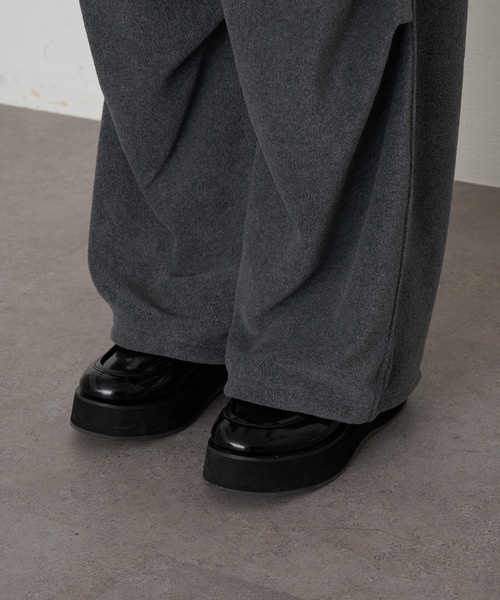 RAY CASSIN(レイカズン)の「フリースタックイージーパンツ(その他パンツ・レディース・チャコールグレー/ブルー/ベージュ系その他2・FREE)」の8枚目の写真