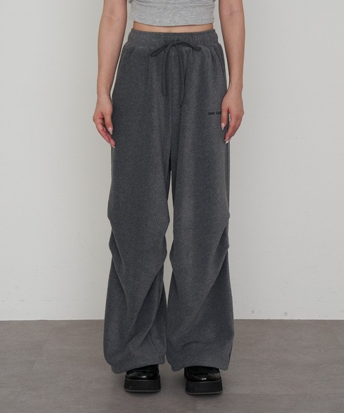 RAY CASSIN(レイカズン)の「フリースタックイージーパンツ(その他パンツ・レディース・チャコールグレー/ブルー/ベージュ系その他2・FREE)」の5枚目の写真