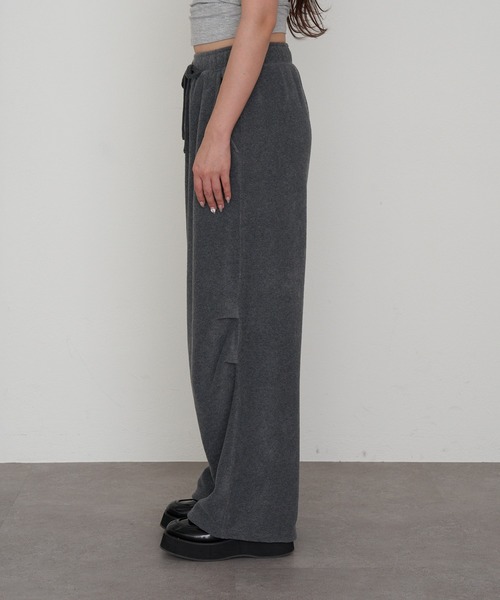RAY CASSIN(レイカズン)の「フリースタックイージーパンツ(その他パンツ・レディース・チャコールグレー/ブルー/ベージュ系その他2・FREE)」の6枚目の写真