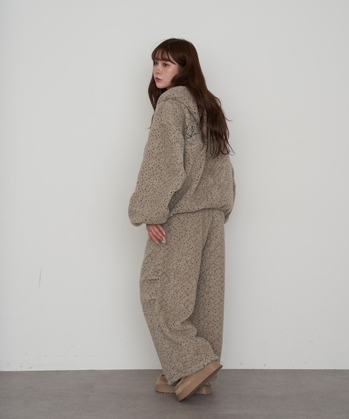 RAY CASSIN(レイカズン)の「フリースタックイージーパンツ(その他パンツ・レディース・チャコールグレー/ブルー/ベージュ系その他2・FREE)」の16枚目の写真