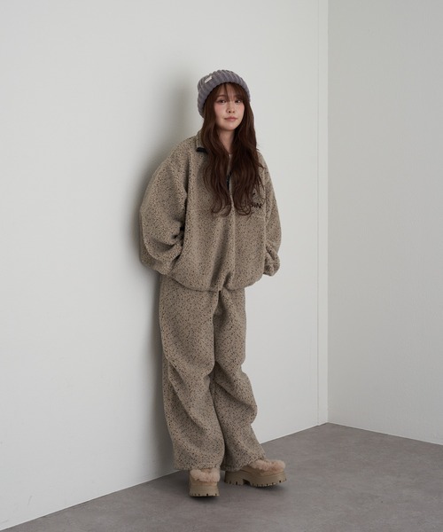 RAY CASSIN(レイカズン)の「フリースタックイージーパンツ(その他パンツ・レディース・チャコールグレー/ブルー/ベージュ系その他2・FREE)」の17枚目の写真