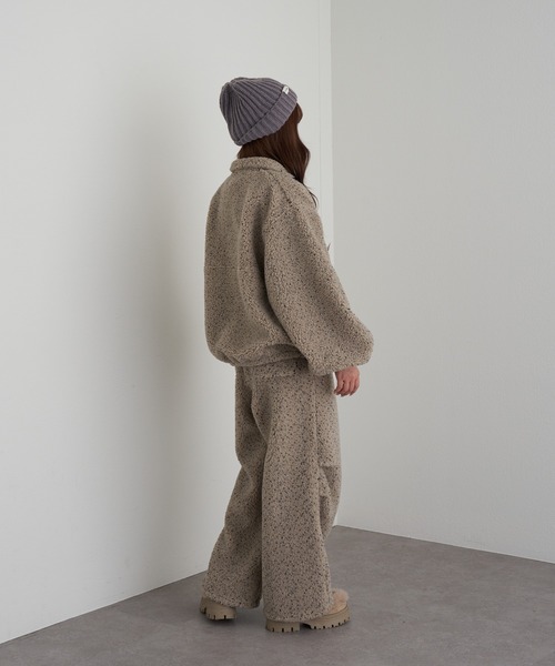 RAY CASSIN(レイカズン)の「フリースタックイージーパンツ(その他パンツ・レディース・チャコールグレー/ブルー/ベージュ系その他2・FREE)」の18枚目の写真