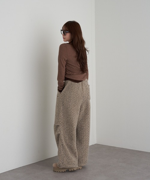 RAY CASSIN(レイカズン)の「フリースタックイージーパンツ(その他パンツ・レディース・チャコールグレー/ブルー/ベージュ系その他2・FREE)」の21枚目の写真