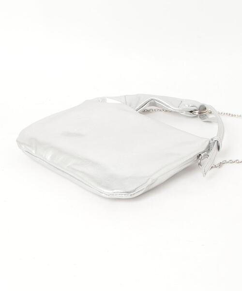 POMTATA(ポンタタ)の「POMTATA/ポンタタ/LUM 2WAY POUCH(ショルダーバッグ・レディース・シルバー/ブラック・F)」の5枚目の写真