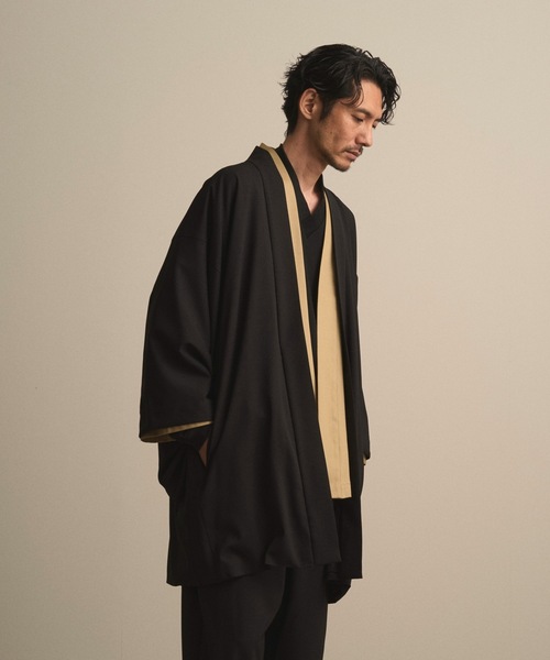 和ROBE（ワローブ）の「2025年秋冬の和ROBE / HAORI +LINING（その他アウター・メンズ・ブラック・3/2）」の5枚目の写真