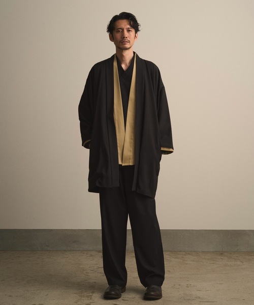 和ROBE（ワローブ）の「2025年秋冬の和ROBE / HAORI +LINING（その他アウター・メンズ・ブラック・3/2）」の9枚目の写真