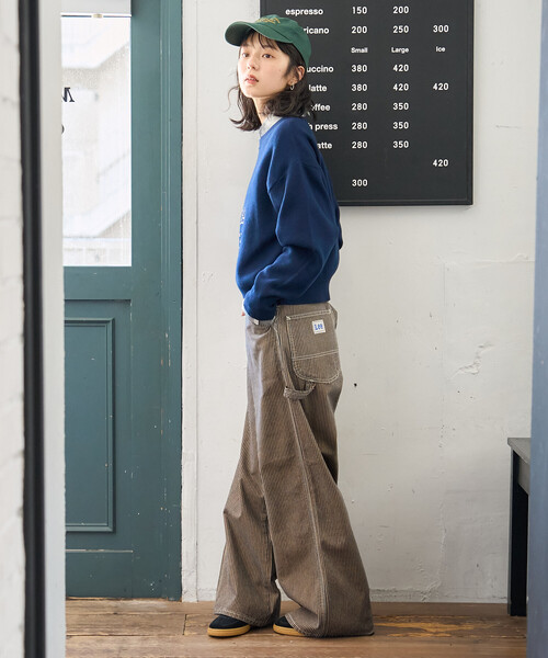 FREAK'S STORE(フリークスストア)の「刺繍 スウェットライクニット/コンパクトニット(ニット/セーター・レディース・オフホワイト/レッド/ネイビー・フリ-)」の18枚目の写真