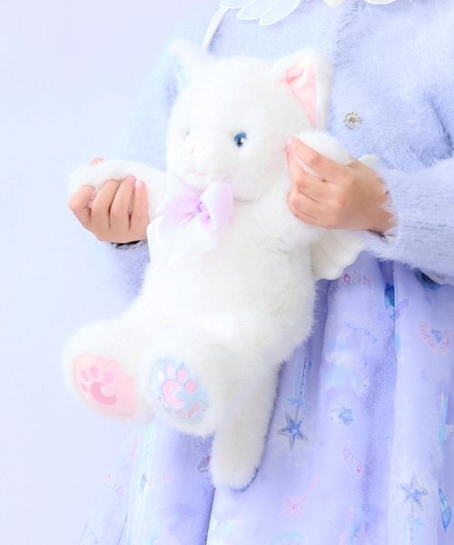 ねこ・くま ぬいぐるみポシェット（ショルダーバッグ）｜mezzo piano