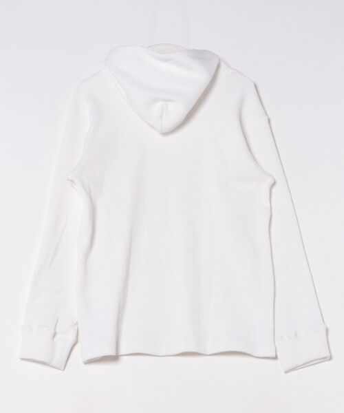 GREEN BOWL（グリーンボウル）の「【日本製】グリーンボウル【GREEN BOWL】Waffle Pullover Parka（Tシャツ/カットソー・メンズ・オリーブ/ホワイト/チャコール/ブラック・M）」の16枚目の写真