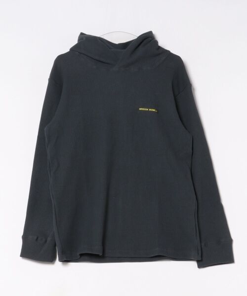 GREEN BOWL（グリーンボウル）の「【日本製】グリーンボウル【GREEN BOWL】Waffle Pullover Parka（Tシャツ/カットソー・メンズ・オリーブ/ホワイト/チャコール/ブラック・M）」の12枚目の写真