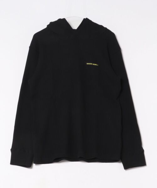 GREEN BOWL（グリーンボウル）の「【日本製】グリーンボウル【GREEN BOWL】Waffle Pullover Parka（Tシャツ/カットソー・メンズ・オリーブ/ホワイト/チャコール/ブラック・M）」の13枚目の写真