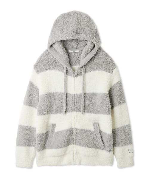 ジェラートピケ ボーダーパーカー HOMME】ジェラート2ボーダーパーカー（ルームウェア/パジャマ