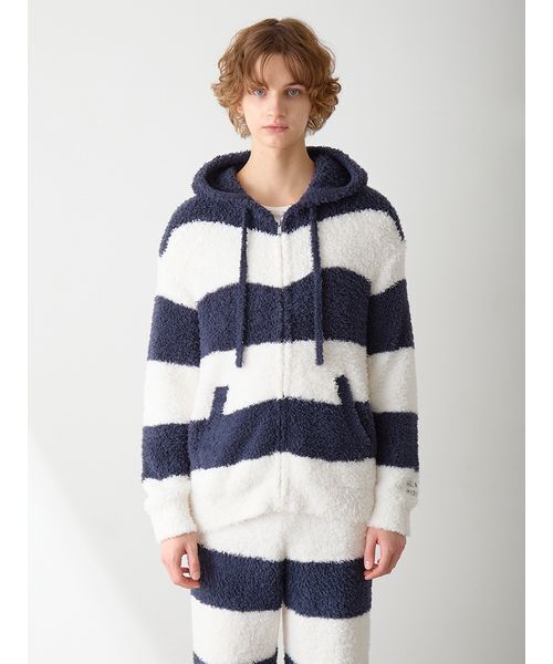 HOMME】ジェラート2ボーダーパーカー（ルームウェア/パジャマ