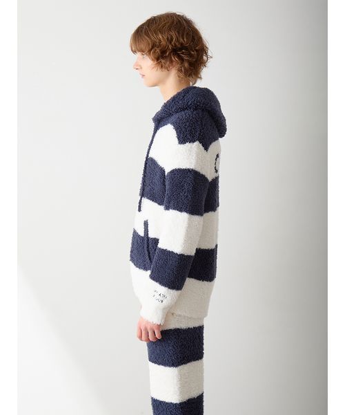 HOMME】ジェラート2ボーダーパーカー（ルームウェア/パジャマ