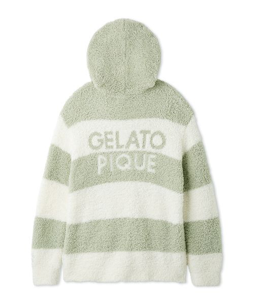 HOMME】ジェラート2ボーダーパーカー（ルームウェア/パジャマ