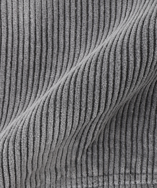 SAVE KHAKI UNITED（セーブカーキユナイテッド）の「SAVE KHAKI UNITED / セーブ カーキ ユナイテッド ワイドウェール  シャツ ジャケット（その他アウター・メンズ・ブラック系その他/ライトグレー・MEDIUM/LARGE/X-LARGE）」の6枚目の写真