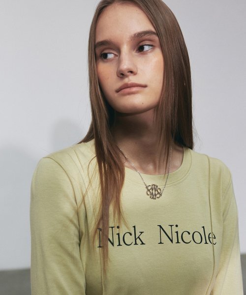 NICK&NICOLE(ニックアンドニコール)の「NICOLE PINTUCK LS CROP TOP_OLIVE(Tシャツ/カットソー・レディース・その他・FREE)」の2枚目の写真