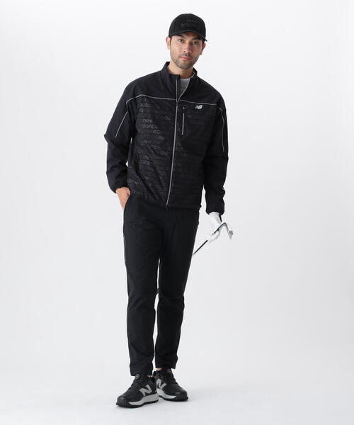 ニューバランスゴルフ フルジップブルゾン ジャケット 黒 6 セール】【new balance golf】保温 防風 撥水 フルジップ ブルゾン