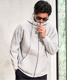 BENUSTA（ベヌスタ）の「『BENUSTA/ベヌスタ』袖リブ切り替えジップアップパーカー【CN】（パーカー）」