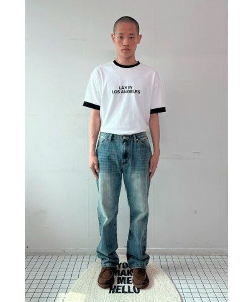 Millo Archive（ミロ アーカイブ）の「LAリンガーTシャツ[ホワイト]（Tシャツ/カットソー・メンズ・その他・MEDIUM/LARGE/X-LARGE）」の2枚目の写真