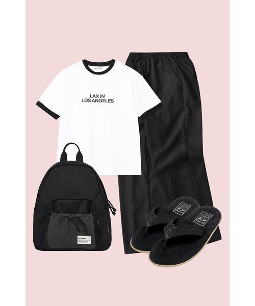 Millo Archive（ミロ アーカイブ）の「LAリンガーTシャツ[ホワイト]（Tシャツ/カットソー・メンズ・その他・MEDIUM/LARGE/X-LARGE）」の3枚目の写真