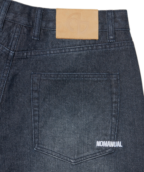 NOMANUAL(NOMANUAL)の「DESTROYED LAYER DENIM PANTS - WASHED NAVY(デニムパンツ・レディース・その他・SMALL/MEDIUM/LARGE/X-LARGE)」の8枚目の写真
