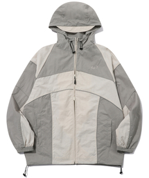 CPGN STUDIO（コンパーニョ）の「テクニカルラインウィンドブレーカーグレー（ナイロンジャケット）」