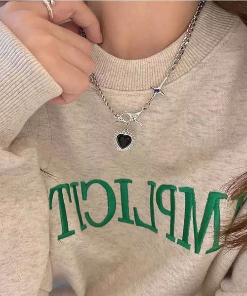 UP START(アップスタート)の「ブラックストーンモチーフネックレス(RO)(ネックレス・レディース・シルバー系その他2/シルバー系その他4/シルバー系その他/シルバー系その他3・FREE)」の18枚目の写真