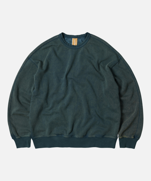 FRIZMWORKS(フリズムワークス)の「OG VINTAGE DYEING SWEATSHIRT _ DARK GREEN(スウェット・メンズ・その他・X-LARGE/MEDIUM/LARGE/SMALL)」の1枚目の写真