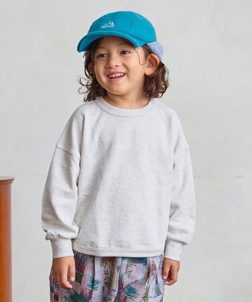 スウェード裏毛裾ラウンドトレーナー（スウェット）｜Life Support