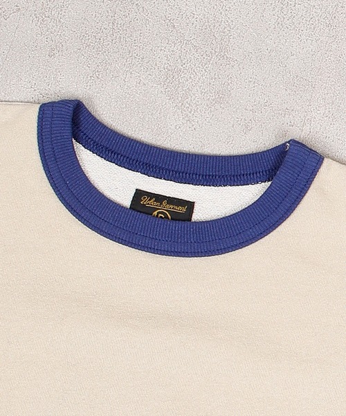 スウェード裏毛裾ラウンドトレーナー（スウェット）｜Life Support