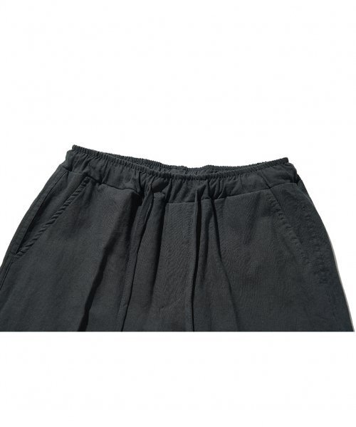 MOAA(モア)の「ソソ リネン ハーフパンツ (チャコール)(その他パンツ・メンズ・その他・LARGE/MEDIUM)」の4枚目の写真