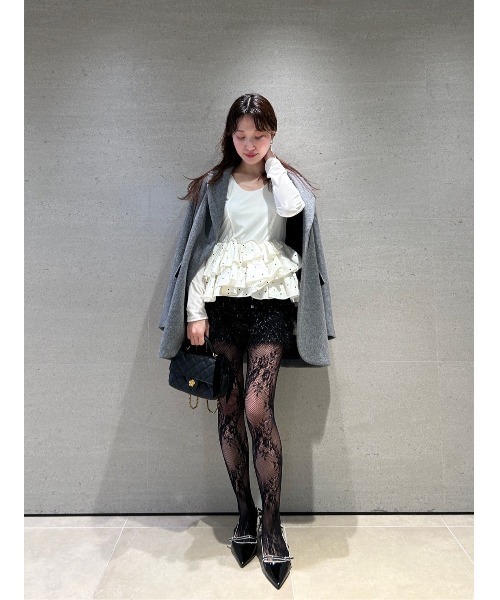 LILY BROWN（リリーブラウン）の「レースタイツ（タイツ/ストッキング