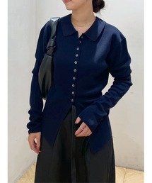 STYLEMIXER | 【niaulab TV by ZOZO紹介】2WAYカラーニットポロ 大人気(ニット/セーター)