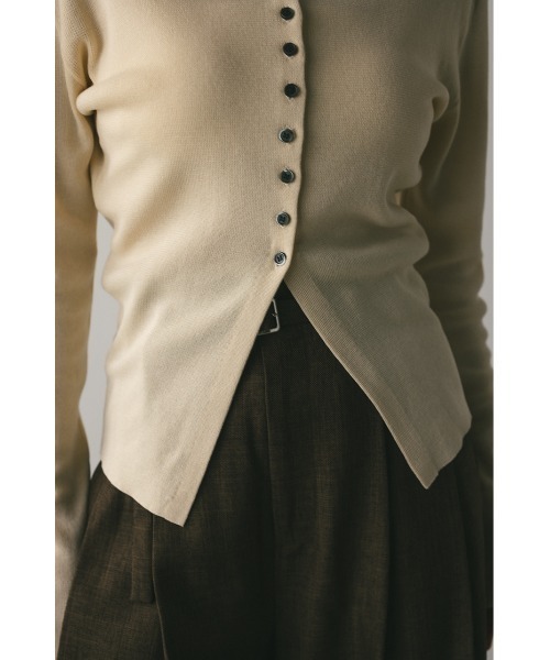 STYLEMIXER(スタイルミキサー)の「【niaulab TV by ZOZO紹介】2WAYカラーニットポロ 大人気(ニット/セーター・レディース・ピンク/ネイビー/アイボリー・FREE)」の14枚目の写真