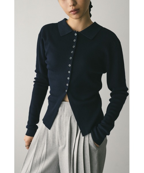 STYLEMIXER(スタイルミキサー)の「【niaulab TV by ZOZO紹介】2WAYカラーニットポロ 大人気(ニット/セーター・レディース・ピンク/ネイビー/アイボリー・FREE)」の20枚目の写真