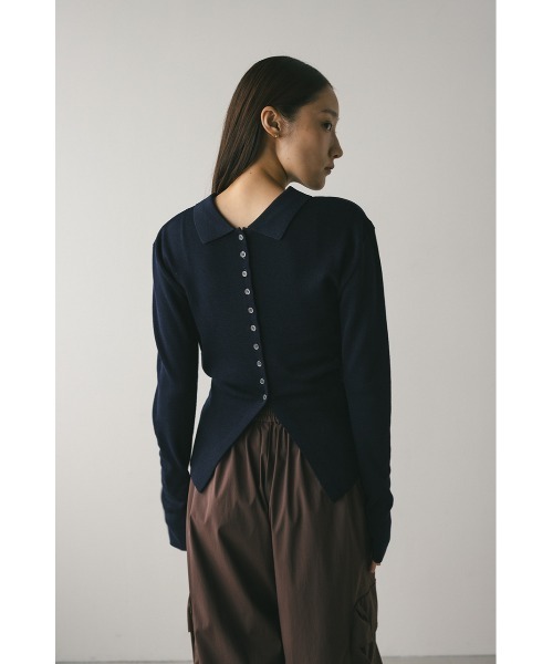 ベストセラー】2WAYカラーニットポロ 大人気（ニット/セーター