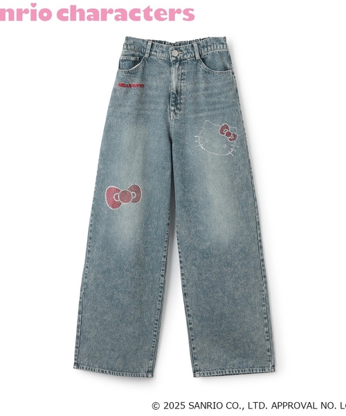 セール】【サンリオキャラクターズ】デニムワイドパンツ（その他パンツ
