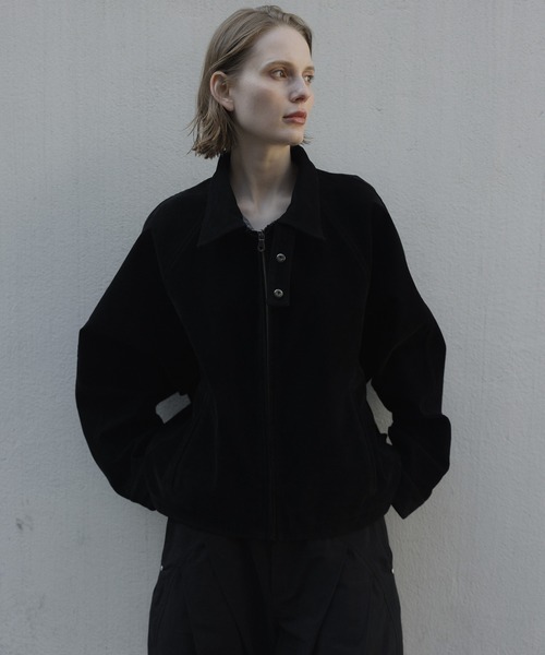 remer（リメール）の「ヴィンテージフェイクヌバックブルゾン - VINTAGE FAKE NUBUCK BLOUSON（ブルゾン・メンズ・ブラック/アッシュグレー・X-SMALL/SMALL/MEDIUM/LARGE）」の13枚目の写真