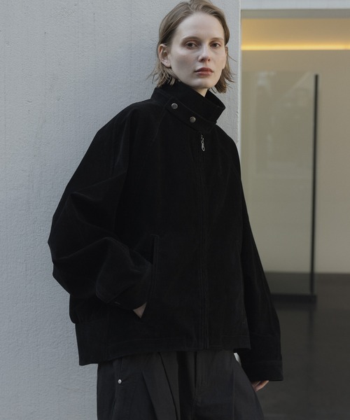 remer（リメール）の「ヴィンテージフェイクヌバックブルゾン - VINTAGE FAKE NUBUCK BLOUSON（ブルゾン・メンズ・ブラック/アッシュグレー・X-SMALL/SMALL/MEDIUM/LARGE）」の7枚目の写真