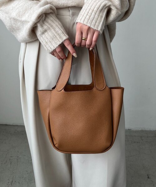 CAPRICIEUX LE'MAGE（カプリシューレマージュ）の「3roomシュリンクバッグ（ショルダーバッグ・レディース・アイボリー/ブラック/キャメル・FREE）」の19枚目の写真