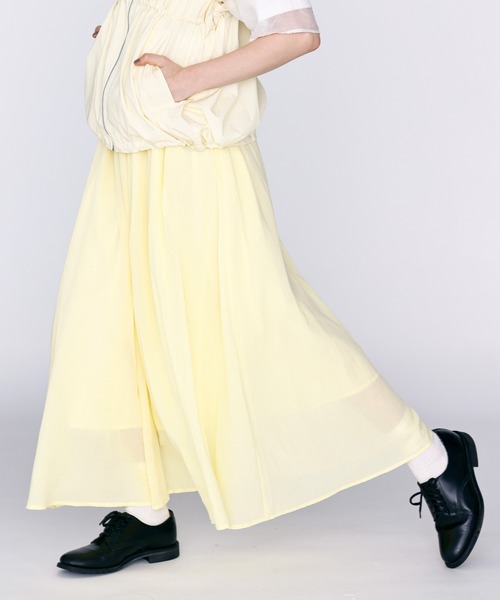 Kelen(ケレン)の「「KELEN / ケレン」コットンボイルフレアスカート(スカート・レディース・ライトイエロー/ミント/ライトグレー/ピンク・S/M)」の11枚目の写真