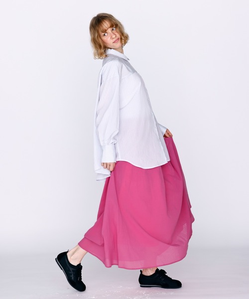 Kelen(ケレン)の「「KELEN / ケレン」コットンボイルフレアスカート(スカート・レディース・ライトイエロー/ミント/ライトグレー/ピンク・S/M)」の19枚目の写真