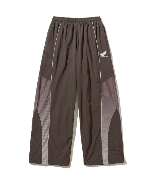 PHYPS MOTORCYCLE(フィップスモーターサイクル)の「Speed Track Solid nylon Pants Brown(スウェットパンツ・レディース・その他・LARGE/X-LARGE/SMALL/MEDIUM)」の3枚目の写真